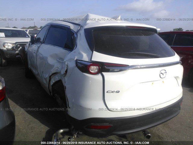 JM3TCACY4J0212260 - 2018 MAZDA CX-9 TOURING WHITE photo 3