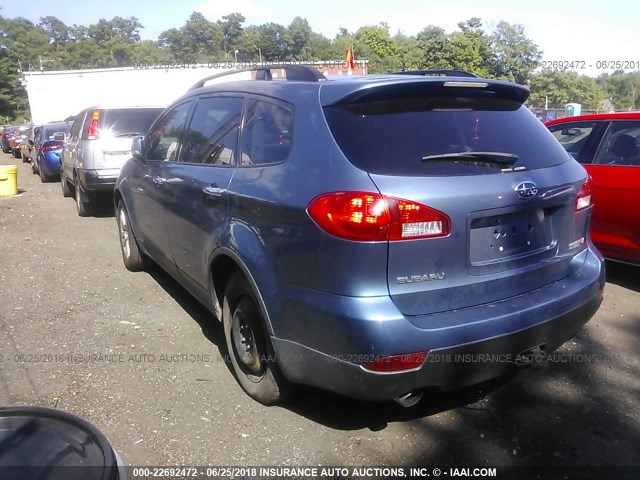 4S4WX92DX84400867 - 2008 SUBARU TRIBECA LIMITED Light Blue photo 3