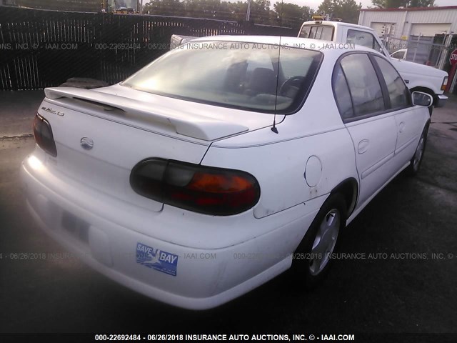 1G1NE52J6Y6214986 - 2000 CHEVROLET MALIBU LS WHITE photo 4