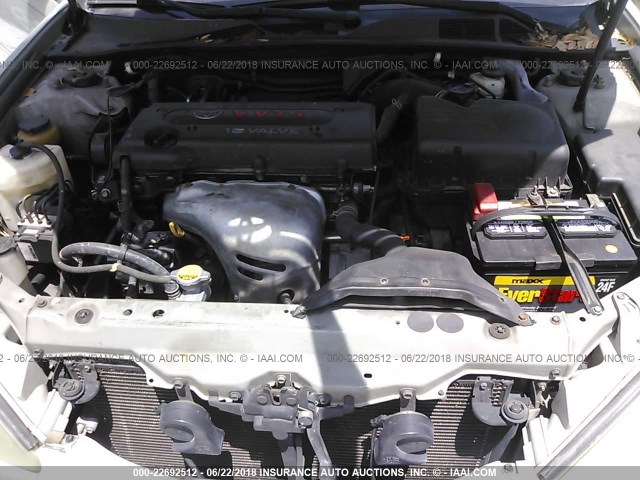 4T1BE32K05U974664 - 2005 TOYOTA CAMRY LE/XLE/SE ვერცხლისფერი ფოტო 10