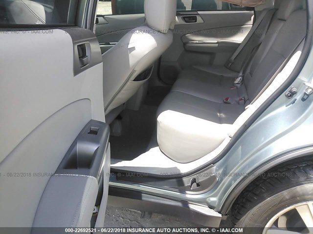 JF2SH6BCXAH769220 - 2010 SUBARU FORESTER XS Açıq mavi foto 8