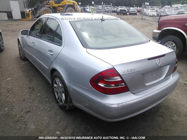 WDBUF26J96A945204 - 2006 MERCEDES-BENZ E 320 CDI SILVER photo 3