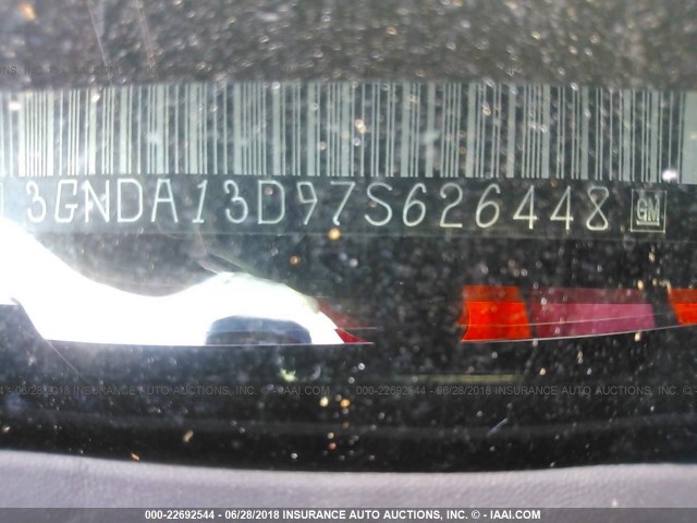 3GNDA13D97S626448 - 2007 CHEVROLET HHR LS BLACK photo 9