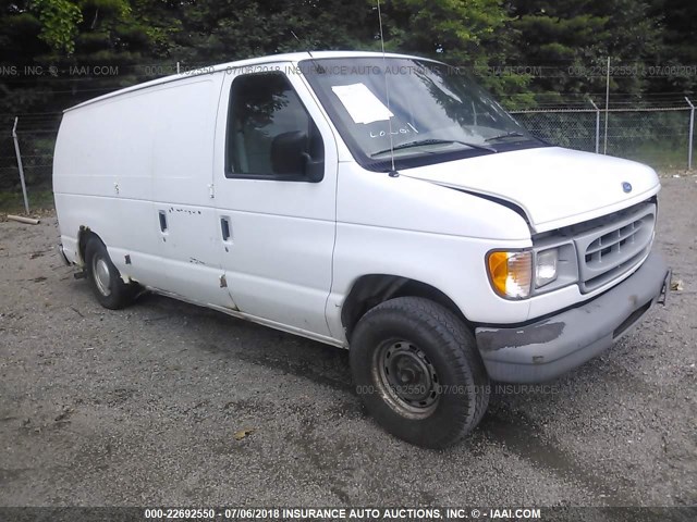 1FTEE146XVHA29574 - 1997 FORD ECONOLINE E150 VAN WHITE photo 1