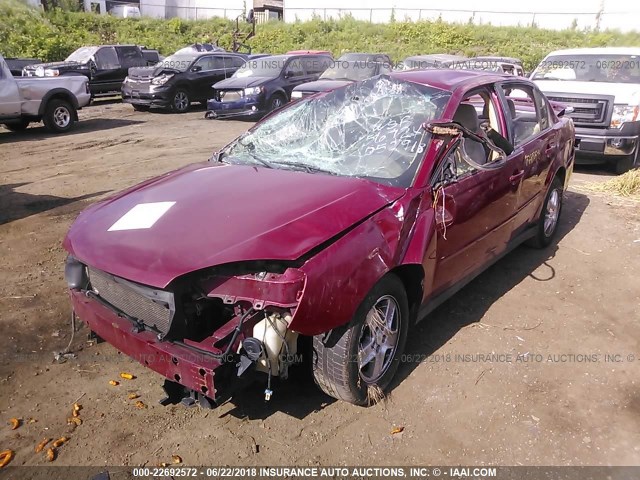 1G1ZT54865F121575 - 2005 CHEVROLET MALIBU LS 栗色 照片 2