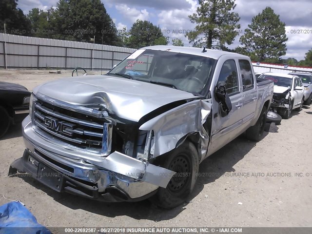 3GTP1VE02CG200380 - 2012 GMC SIERRA C1500 SLE GRAY photo 2