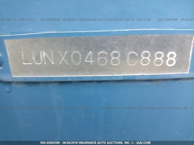 LUNX0468C888 - 1988 LUND 1600 FURY  BLUE photo 9