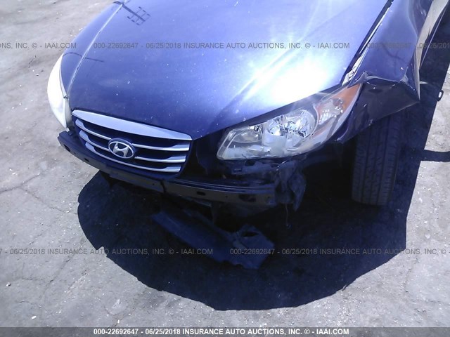 KMHDU4AD5AU886790 - 2010 HYUNDAI ELANTRA BLUE/GLS/SE BLUE photo 6