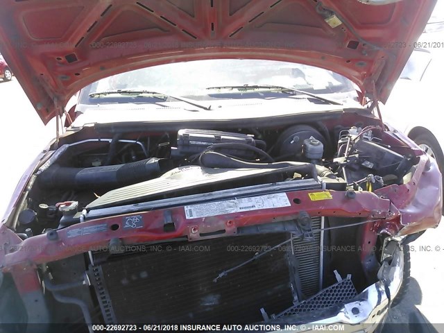 3B7HC13Z8XG234161 - 1999 DODGE RAM 1500 RED photo 10