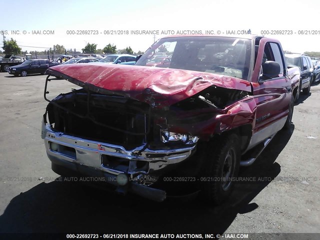 3B7HC13Z8XG234161 - 1999 DODGE RAM 1500 RED photo 2