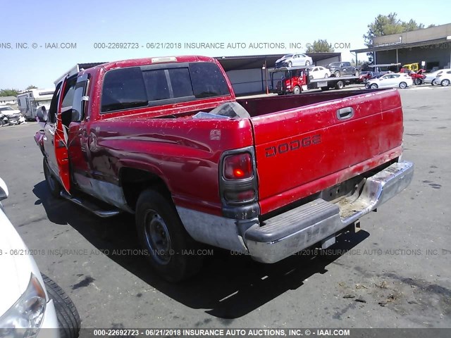 3B7HC13Z8XG234161 - 1999 DODGE RAM 1500 RED photo 3