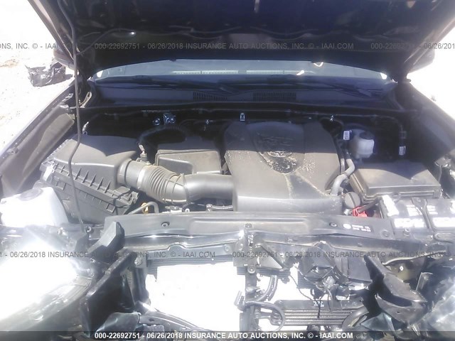 5TFAZ5CN0HX053900 - 2017 TOYOTA TACOMA DBL CAB/SR5/TRD SPORT/OR BLACK photo 10