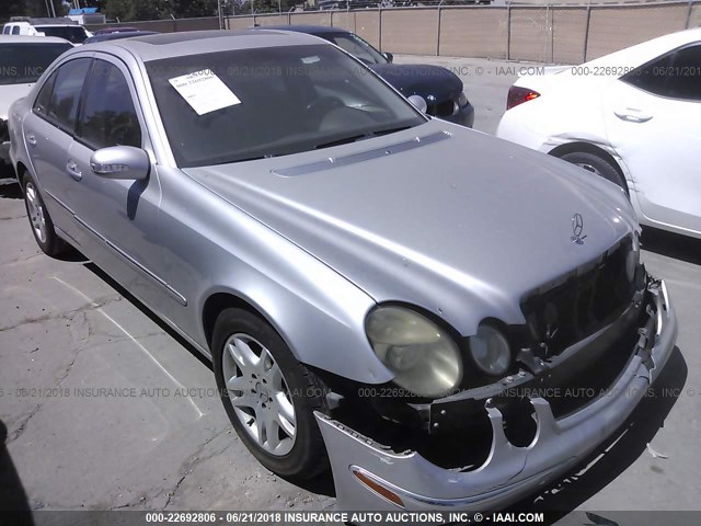 WDBUF26J35A542253 - 2005 MERCEDES-BENZ E 320 CDI SILVER photo 1