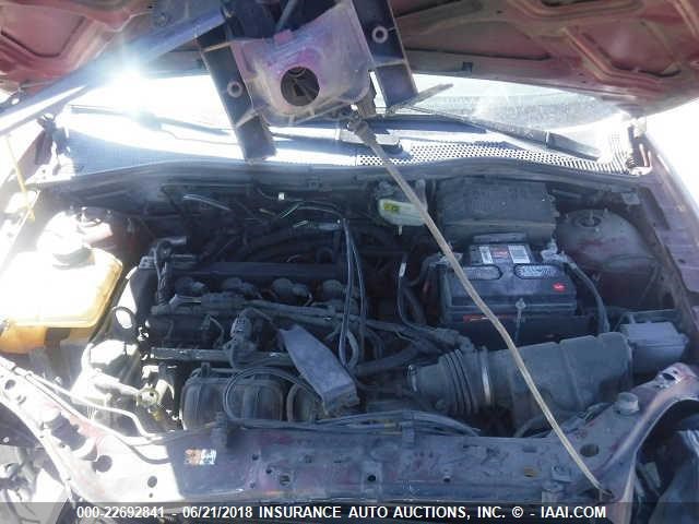 1FAHP34N37W294027 - 2007 FORD FOCUS ZX4/S/SE/SES 红色 照片 10