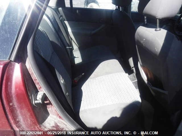 1FAHP34N37W294027 - 2007 FORD FOCUS ZX4/S/SE/SES 红色 照片 8
