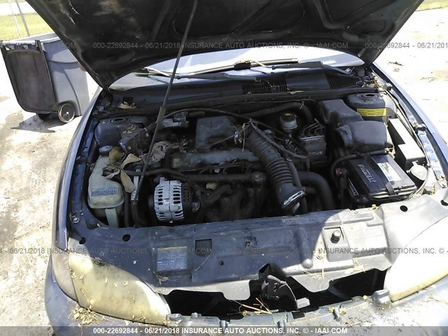 1G1JS124727394880 - 2002 CHEVROLET CAVALIER LS BLUE photo 10