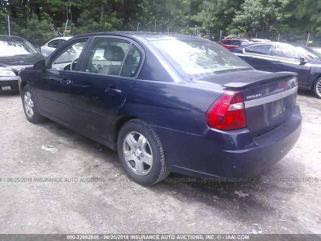 1G1ZU54855F148098 - 2005 CHEVROLET MALIBU LT BLUE photo 3