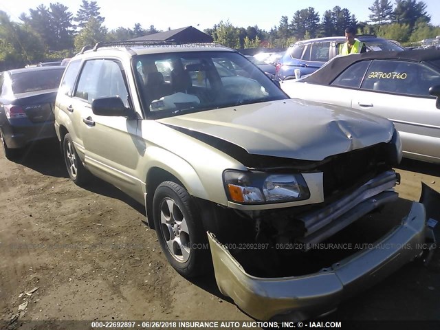 JF1SG65683H769359 - 2003 SUBARU FORESTER 2.5XS GOLD photo 1