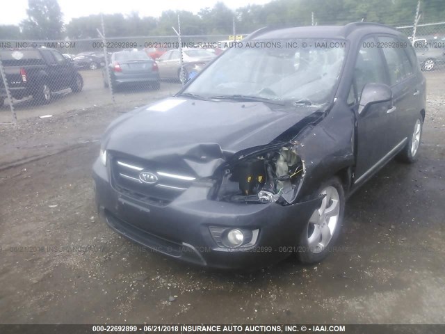 KNAFG526877056867 - 2007 KIA RONDO LX/EX GRAY photo 6