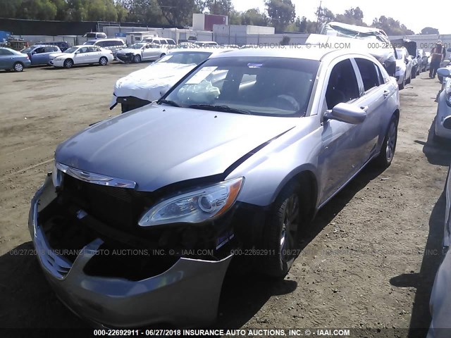 1C3CCBBG3DN527909 - 2013 CHRYSLER 200 TOURING GRAY photo 2