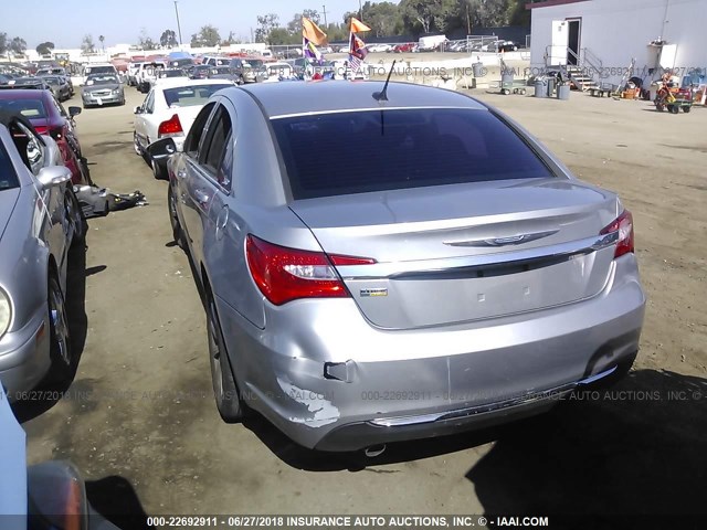 1C3CCBBG3DN527909 - 2013 CHRYSLER 200 TOURING GRAY photo 3