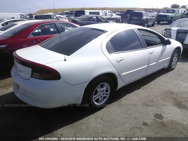 2B3HD46R2XH780577 - 1999 DODGE INTREPID WHITE photo 4