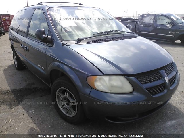 2B4GP44G41R172643 - 2001 DODGE GRAND CARAVAN SPORT BLUE photo 6