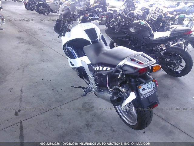 WB10557A33ZG37753 - 2003 BMW K1200 RS WHITE photo 3