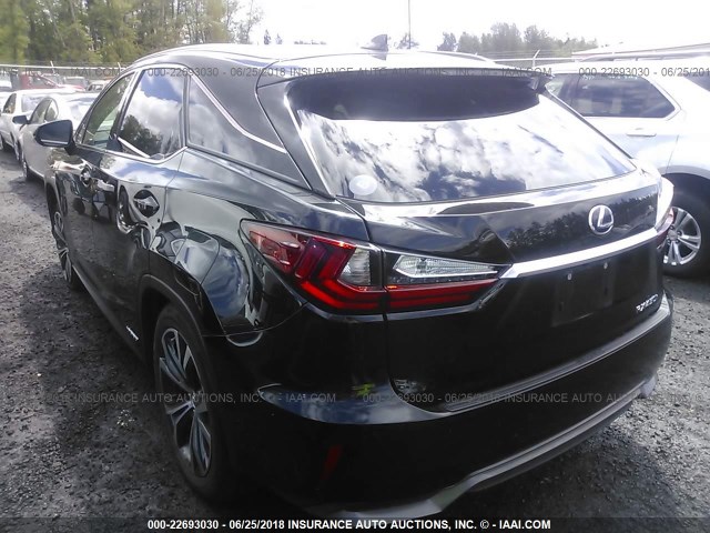 2T2BGMCA2GC003963 - 2016 LEXUS RX 450H/BASE/F SPORT BLACK photo 3