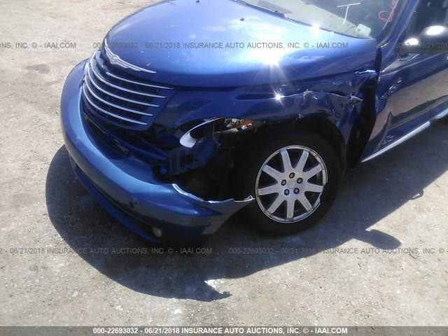 3A4GY5F94AT218774 - 2010 CHRYSLER PT CRUISER BLUE photo 6