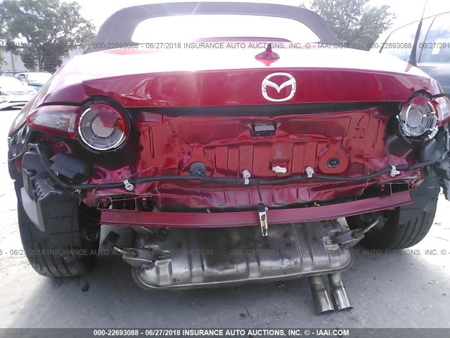 JM1NDAD7XG0100088 - 2016 MAZDA MX-5 MIATA GRAND TOURING RED photo 6