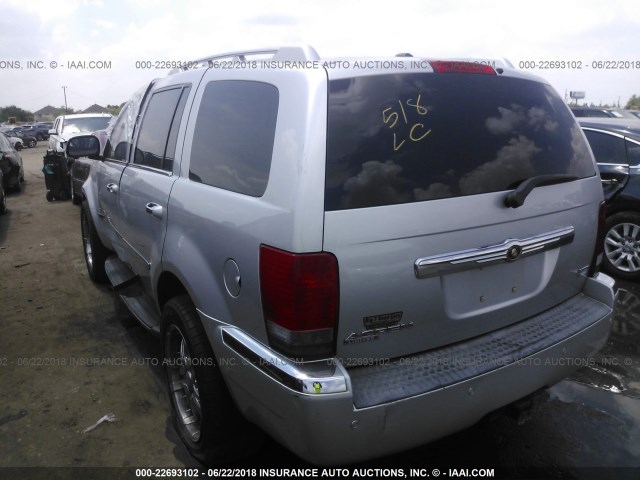1A8HW58217F508384 - 2007 CHRYSLER ASPEN LIMITED SILVER photo 3