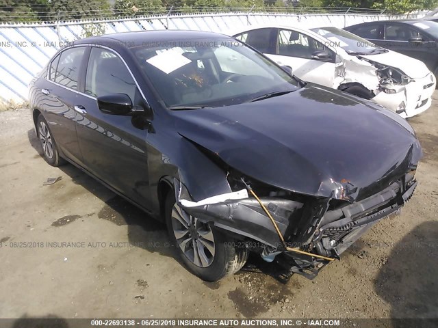 1HGCR2F33FA069396 - 2015 HONDA ACCORD LX BLACK photo 1