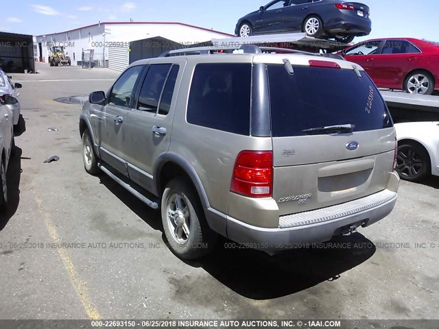 1FMZU73K13ZA59197 - 2003 FORD EXPLORER XLT/XLT SPORT/NBX 金色 照片 3
