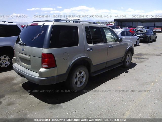 1FMZU73K13ZA59197 - 2003 FORD EXPLORER XLT/XLT SPORT/NBX 金色 照片 4