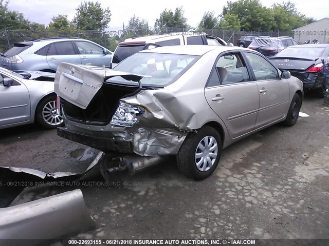 4T1BE32K26U119188 - 2006 TOYOTA CAMRY LE/XLE/SE 金色 照片 4
