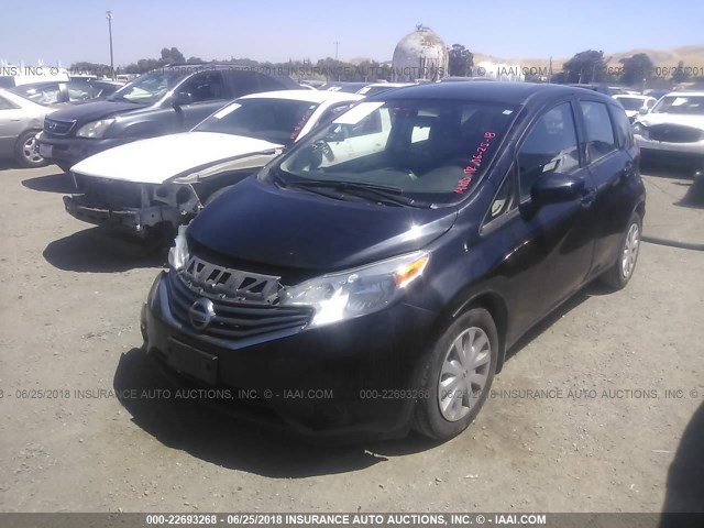 3N1CE2CP5GL366930 - 2016 NISSAN VERSA NOTE S/S PLUS/SV/SL/SR BLACK photo 2