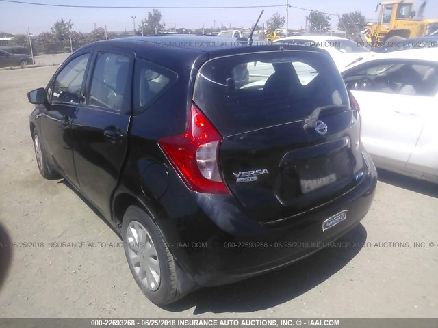 3N1CE2CP5GL366930 - 2016 NISSAN VERSA NOTE S/S PLUS/SV/SL/SR BLACK photo 3