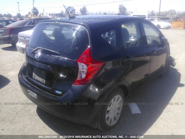 3N1CE2CP5GL366930 - 2016 NISSAN VERSA NOTE S/S PLUS/SV/SL/SR BLACK photo 4