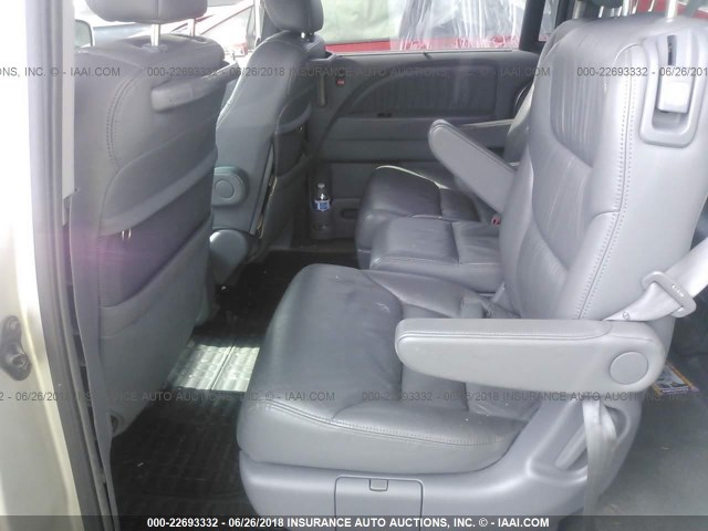 5FNRL38765B098963 - 2005 HONDA ODYSSEY EXL SILVER photo 8