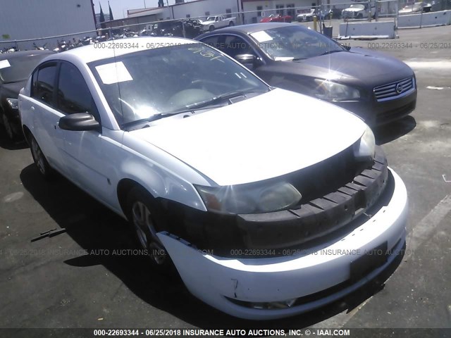 1G8AL52F43Z132098 - 2003 SATURN ION LEVEL 3 WHITE photo 1