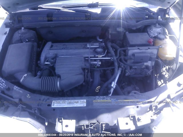 1G8AL52F43Z132098 - 2003 SATURN ION LEVEL 3 WHITE photo 10