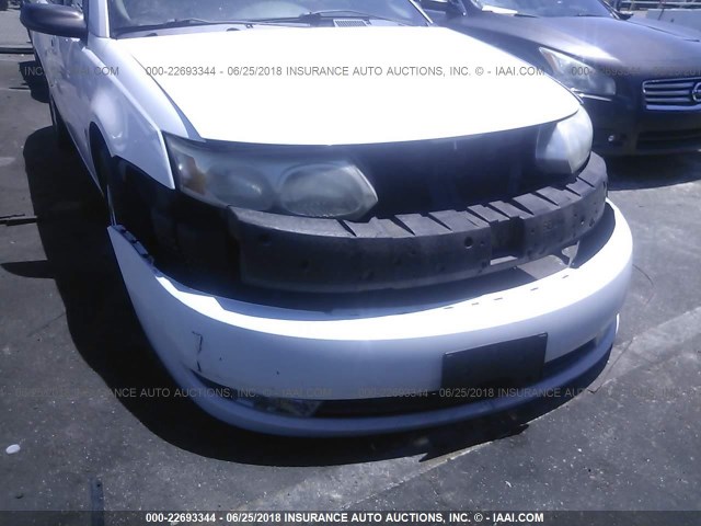 1G8AL52F43Z132098 - 2003 SATURN ION LEVEL 3 WHITE photo 6