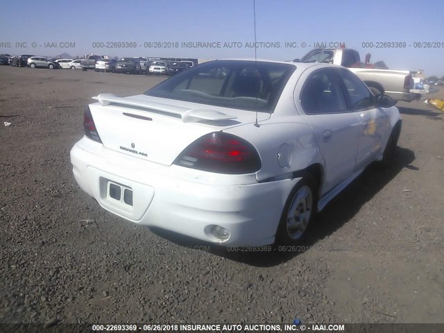 1G2NF52E34C196048 - 2004 PONTIAC GRAND AM SE1 WHITE photo 4