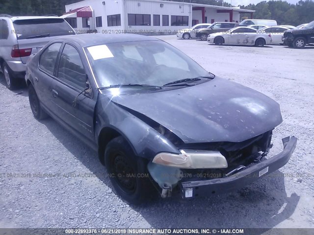 1B3EJ46XXWN300348 - 1998 DODGE STRATUS BLACK photo 1