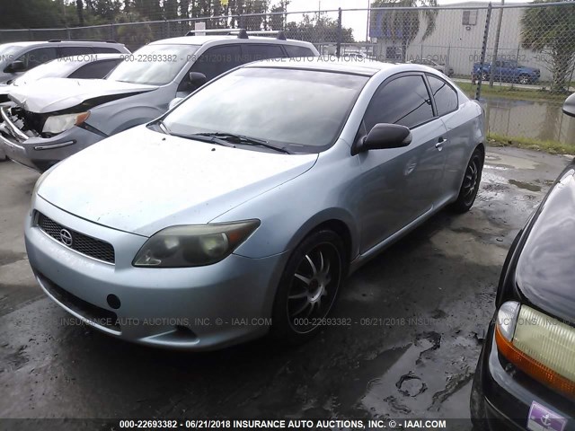 JTKDE177X50020543 - 2005 TOYOTA SCION TC 青色 照片 2