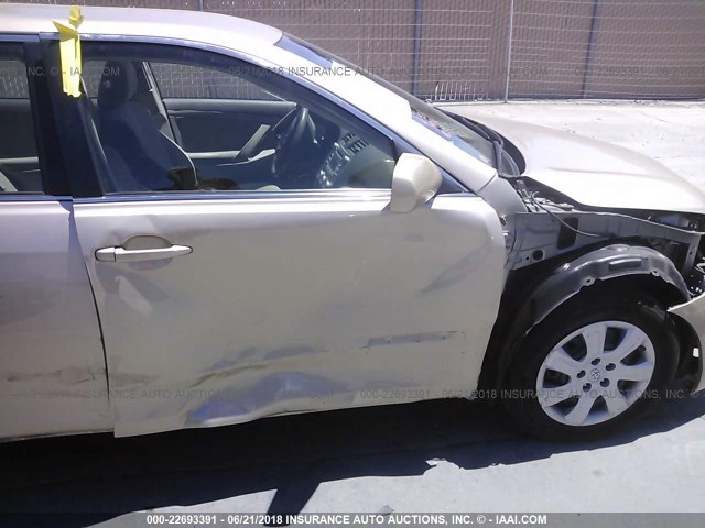 JTNBF3EK1A3004802 - 2010 TOYOTA CAMRY SE/LE/XLE 金色 照片 6