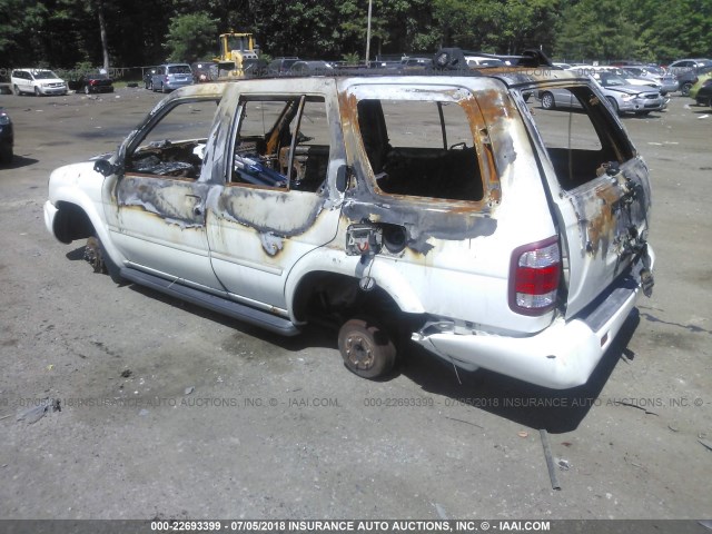 JN8DR09Y93W808336 - 2003 NISSAN PATHFINDER LE/SE WHITE photo 3