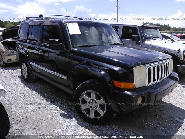 1J8HG58286C286066 - 2006 JEEP COMMANDER LIMITED BLACK photo 1