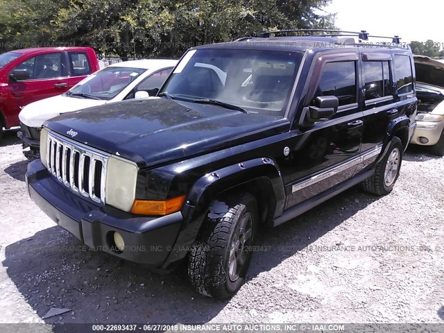 1J8HG58286C286066 - 2006 JEEP COMMANDER LIMITED BLACK photo 2